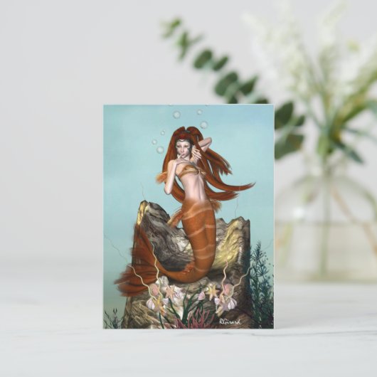 Mermaid Briefkaart (Staand voorkant)