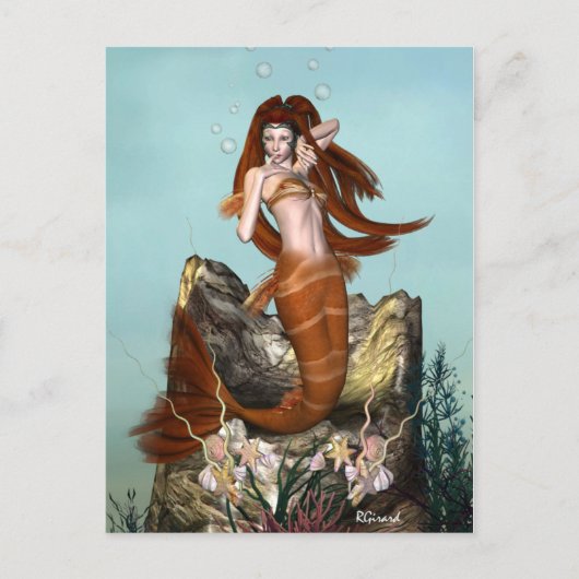 Mermaid Briefkaart (Voorkant)
