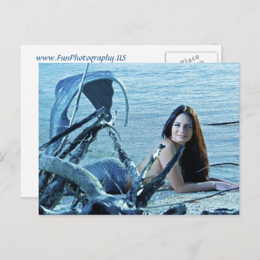 Mermaid Briefkaart (Voorkant / Achterkant)