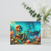 Mermaid Briefkaart (Staand voorkant)