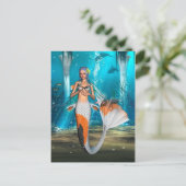 Mermaid Briefkaart (Staand voorkant)
