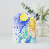 Mermaid Briefkaart (Staand voorkant)