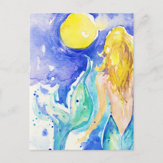 Mermaid Briefkaart (Voorkant)