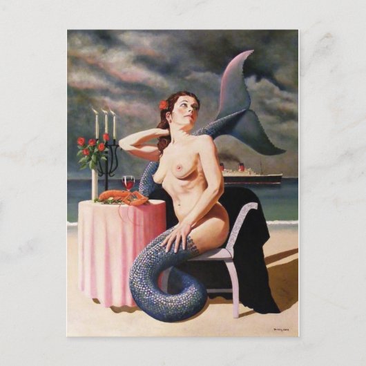 Mermaid Briefkaart (Voorkant)