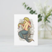 Mermaid Briefkaart (Staand voorkant)