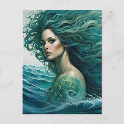 Mermaid Briefkaart (Voorkant)