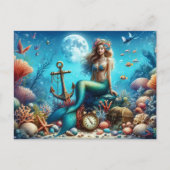 Mermaid Briefkaart (Voorkant)