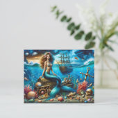 Mermaid Briefkaart (Staand voorkant)