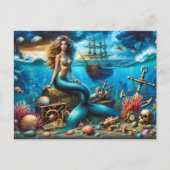 Mermaid Briefkaart (Voorkant)