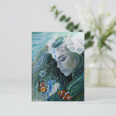 Mermaid Briefkaart (Staand voorkant)