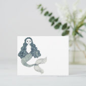 Mermaid Briefkaart (Staand voorkant)