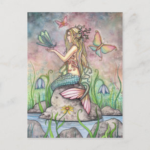 Mermaid Briefkaart, Creekside Magic Briefkaart