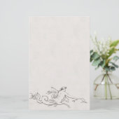Mermaid Briefpapier (Staand voorkant)