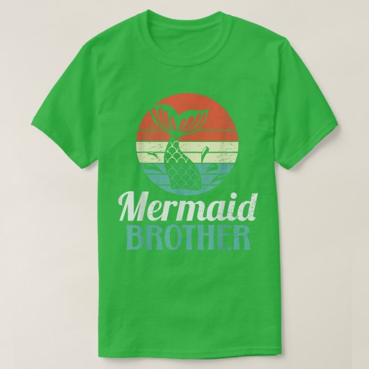 Mermaid Brother for a Mermaid Bride T-Shirt (Design voorkant)