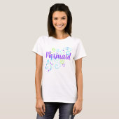 Mermaid Bubble Swirls T-Shirt (Voorkant volledig)