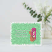 Mermaid Bubbles Briefkaart (Staand voorkant)