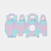 Mermaid Bubbles Paars en Blauwe Oceaan Partij Bedankdoosjes (Uitgevouwen)