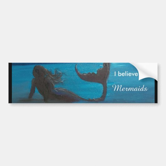 Mermaid Bumpersticker (Voorkant)