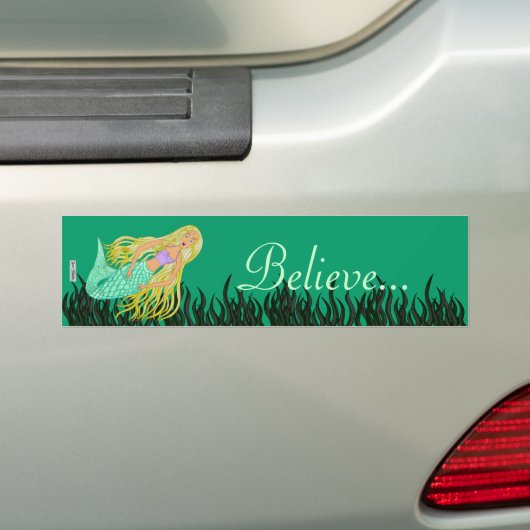 Mermaid Bumpersticker (Op auto)