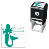 Mermaid Business Zee Meisje Zelfinktende Stempel (In situ)
