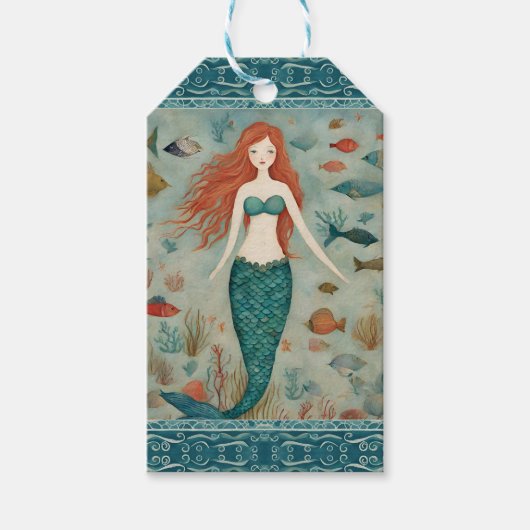Mermaid Cadeaulabel (Voorkant)