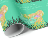 Mermaid Cadeaupapier (Rol Hoek)