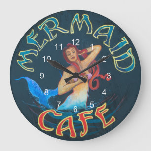 Mermaid Cafe Sign Grote Klok
