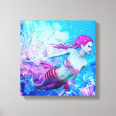 Mermaid Canvas Afdruk (Voorkant)