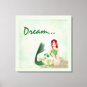 Mermaid Canvas Afdruk