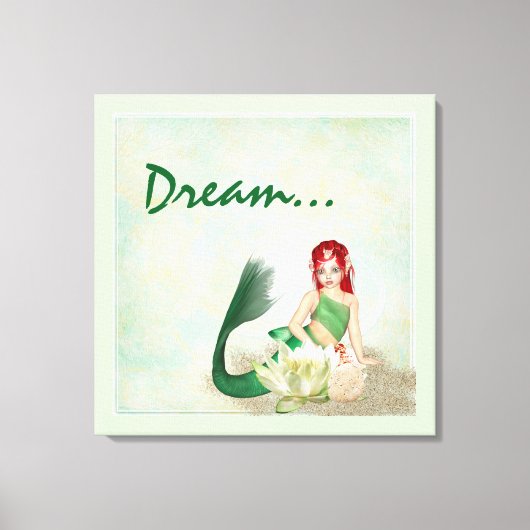 Mermaid Canvas Afdruk (Voorkant)