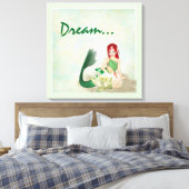 Mermaid Canvas Afdruk (Insitu (Slaapkamer))
