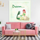 Mermaid Canvas Afdruk (Insitu (Woonkamer))