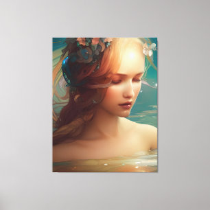 Mermaid Canvas Afdruk