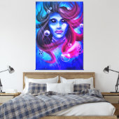 Mermaid Canvas Afdruk (Insitu (Slaapkamer))