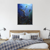 Mermaid Canvas Afdruk (Insitu (Slaapkamer))