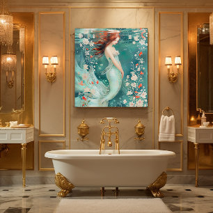 Mermaid Canvas Afdruk