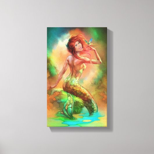 Mermaid Canvas Art (Voorkant)