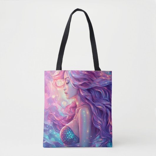 Mermaid Canvas tas (Voorkant)