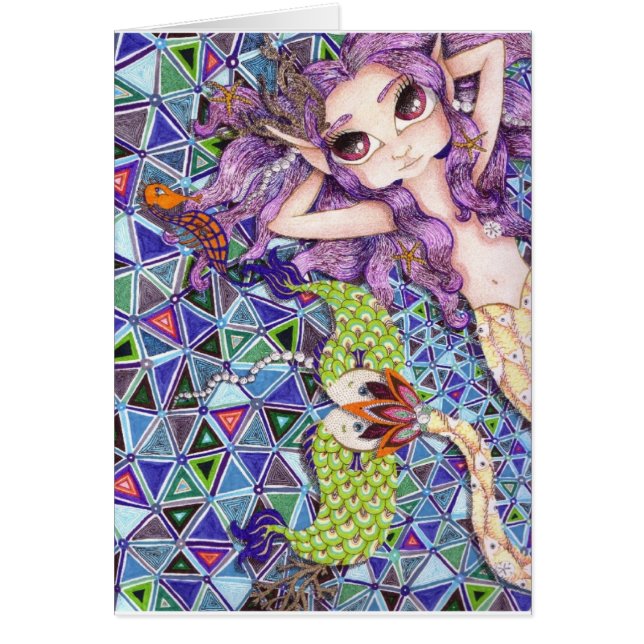 Mermaid Card (Voorkant)