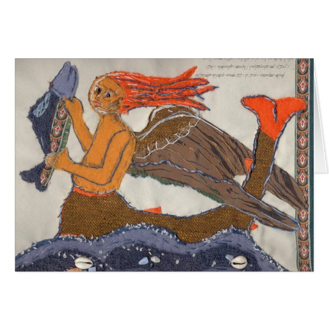 Mermaid card (Voorkant Horizontaal)