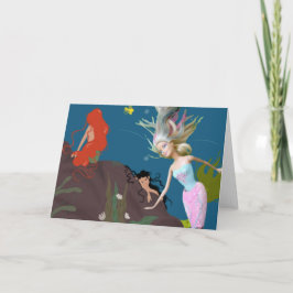 Mermaid card bedankkaart