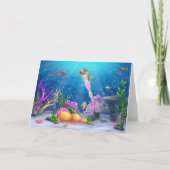 Mermaid card bedankkaart (Voorkant)