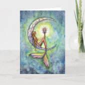 Mermaid Card by Molly Harrison Mermaid Moon Kaart (Voorkant)