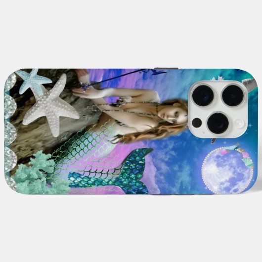 Mermaid Case-Mate iPhone Case (Achterkant (horizontaal))