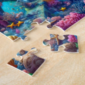 Mermaid Castle Enchanting Underwater Kingdom Legpuzzel (Zijkant)