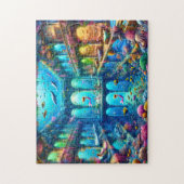 Mermaid Castle Enchanting Underwater Kingdom Legpuzzel (Verticaal)