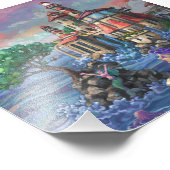 Mermaid Castle Foto Afdruk (Hoek)