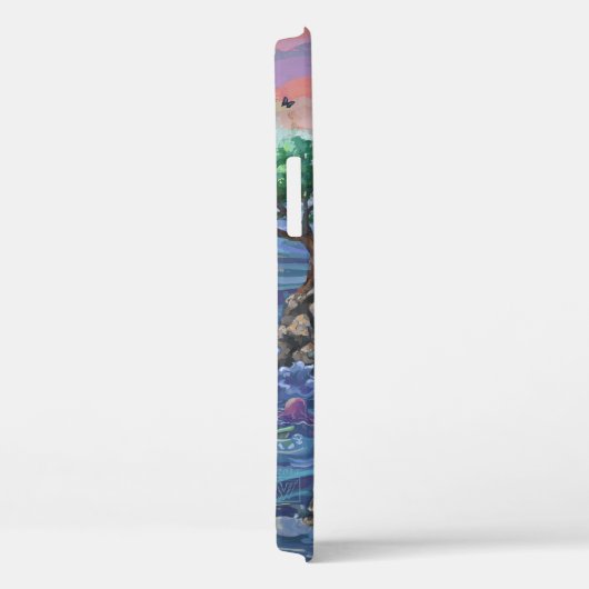 Mermaid Castle Hoesje-Mate iPhone Case (Achterkant / Rechts)