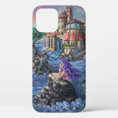 Mermaid Castle Hoesje-Mate iPhone Case (Achterkant)