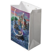 Mermaid Castle Medium Cadeauzakje (Voorkant Gekanteld)